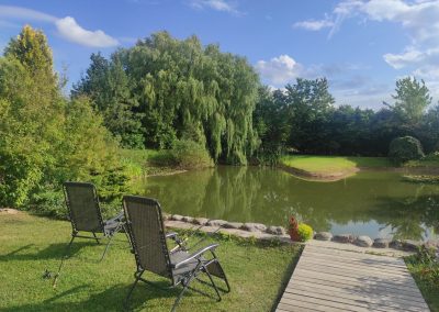 Ražiškių sodyba prūdas